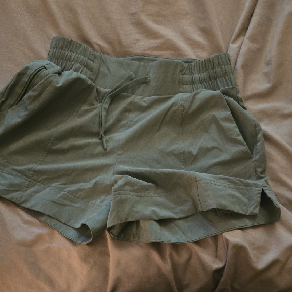 Women's Olive Green Shorts